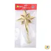 Decoraciones Navideñas, Estrella Dorada Tridimensional para la Punta del Árbol de Navidad, Accesorios para Decorar el Árbol de Navidad, Suministros para la Decoración de Escenas