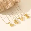 Nueva Moda de Lujo Ligero Cadena para Clavícula de 26 Pliegues Collar Acero de Titanio Color Dorado 18K Joyería Resistente al Color Accesorios Versátiles
