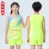 Traje de Atletismo para Estudiantes de Primaria para Hombres y Mujeres, Ropa de Entrenamiento Deportivo para Estudiantes, Chaleco, Ropa Deportiva de Competición, Carrera de Maratón, Secado Rápido