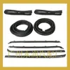 Kit de tira de vedação decorativa de feltro de borracha para moldura de porta dianteira e janela Chevrolet 15569071