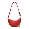 Bolsa transversal feminina com estampa de lichia, estilo coreano moderno e minimalista, perfeita para a primavera e o verão de 2025. Ideal para usar no ombro ou no corpo. Nova bolsa transversal, moderna e casual, com design exclusivo da moda coreana.