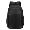 Mochila de moda de color sólido simple mochila de negocios multifuncional bolsa de viaje para exteriores de moda combinable con todo logo imprimible