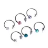 Shambhala Flash Argola de Lábio Argola de Ferradura Argola de Bola de Lama Argola em C Venda Direta da Fábrica Joias Populares Europeias e Americanas para Piercing