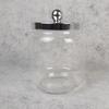 Frasco de Vidrio de Borosilicato Alto Botella con Bastoncillo de Algodón Frasco de Algodón Cosmético Frasco de Bolas de Algodón Frasco de Grano Grueso Frasco para Alimentos Almacenamiento de Cocina Vidrio