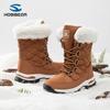 HOBIBEAR botas de nieve de invierno para adultos hombres y mujeres botas de algodón de felpa amantes botas de nieve del noreste ventas directas de fábrica