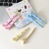 Frosted Ponta Bangs Braçadeira Impresso Jade Gui Cão Parchal Cão Desenho Animado Duckbill Braçadeira Hairpin Pequeno Livro de Equitação Vermelho Mesmo Estilo Grampo Lateral para Mulheres