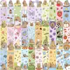 30 Marcapáginas de Dibujos Animados, Lindos Retro Simples Estilo Cuaderno de Notas Materiales Artísticos Creativos, Colección de Tarjetas Marcapáginas de Papel para Lectura
