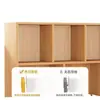 Estante, prateleira de armazenamento de piso, estante divisória semi-fechada para quarto ao lado da cama, armário de armazenamento, armário de grade, armário de oito compartimentos