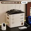 Caja de Almacenamiento para Router Gato Luz de Casa Pequeña Personalizada Estante de TV Elegante para Sala de Estar Organización de Cables de Enchufe Inalámbrico