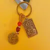 Latón Zodiaco Ocho Guardianes Llave Benmingfo Llavero Colgante Llavero Creativo Llavero Portátil