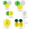 Decoración Creativa para Fiesta Luau de Verano en la Playa Flamenco Bola de Panal Flamenco Tridimensional Bola de Panal Flor de Abanico de Papel