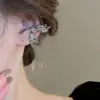 Pinzas para Orejas~Pinzas para Orejas de Zirconia con Diamantes Completos, Sencillas, Modernas y Exquisitas, Pinzas para Hélice Auricular sin Perforar, Lujo Ligero, Pendientes de Gama Alta y Elegantes