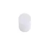 Artículos en stock tapa de botella blanca de plástico de 28 dientes cubierta protectora para producto de cuidado de la piel set de suero botella cubierta cilíndrica de plástico material de embalaje