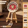 Marcador de página de cheongsam de perlas de brocado Song estilo chino tradicional, kit de manualidades DIY para niños, adecuado para talleres creativos, actividades de team-building y como recuerdo