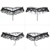 Ropa interior sexy para mujer, tanga transparente de perlas, cintura baja, encaje, tentación, pantalones cortos, ropa interior sexy para mujer
