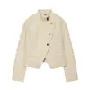 Comercio Exterior Transfronterizo 2026 Nuevo Otoño Europeo y Americano Holgado Irregular Doble Botonadura Blazer 4749703