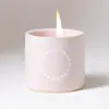 Fábrica de Comércio Exterior Padrão Personalizado Natal Aromaterapia Exportação Pote de Vela Cerâmico Copo de Cera Vazio Cor Personalizável Fragrância