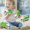 Rq coche de juguete para niños más vendido huili camión de saneamiento modelo de camión de basura juguete para niño puesto de mercado nocturno juguete