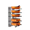 Estante vertical multicapa desmontable y plegable para tapas de ollas, estante de almacenamiento de cocina, estante de hierro multifuncional para encimera, estante de almacenamiento