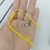 Acessórios de Cabaça Wenwan Nó de Milho Porta-moedas Cordão para Cintura Cordão de Segurança Fio de Algodão Esfregado à Mão Corda Decorativa de Cabaça Tecida à Mão