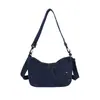 Bolso de Mezclilla Casual Chic 2026 Estilo Mori Chica Artística Bolso Cruzado Casual Moda Viaje Diario Bolso de Hombro