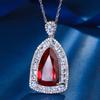 Zhuang Sheng jóias fundo de cobre banhado a ouro imitação cor real bebê corindo bala personalidade luz de luxo pingente colar feminino 13*2