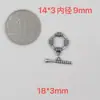 1-25 Acessórios DIY de fecho OT de prata antiga vintage de Shanxi, pulseira de prata 99,9%, corrente de mão, componentes de joias de artesanato cultural e artístico
