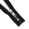 Zíper de Metal Prata Ykk Nº 5 em Estoque com Cabeça Quadrada, Fechamento Fixo, para Vistas de Roupas, Bolsos de Calças, Puxador de Zíper Ykk