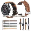 Adequado para Samsung Watch6 Pulseira de Couro com Padrão Cavalo Louco Huawei Watch5 Pro Pulseira de Couro 20/22mm
