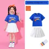 Fantasias de Cheerleading para Apresentações Infantis para Alunos do Ensino Fundamental, Uniformes de Turma para Jovens Chineses, Trajes de Cheerleading para Apresentações de Jardim de Infância