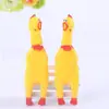 Frango Gritante Criativo Frango Guinchando Brinquedo para Cachorro Brinquedo para Animal de Estimação Brinquedo Sonoro Resistente à Mordida Brinquedo Interativo para Cachorro