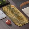 Novo Estilo Zen Chinês Chá Arte Chá Tapete de Mesa Isolamento Térmico Doméstico Anti-escaldante Tapete de Mesa de Secagem Rápida Tapete de Absorção de Água Tapete de Copo Antiderrapante de Borracha