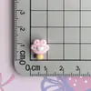 Mini Pata de Gato Colorida Picolé Feito à Mão DIY Acessórios de Cola de Creme Peças de Resina Material para Joias e Grampos de Cabelo Kit Atacado