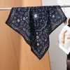 Bufanda de seda de espiga para mujer, nuevo estilo primavera/verano, chic francés, accesorio versátil para decorar cuellos, camisas, trajes, diademas y accesorios para el cabello