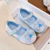 Zapatos Pequeños de Cuero para Niñas Zapatos de Princesa de Dibujos Animados Nuevos Primavera y Otoño 2026 Zapatos de Baile Zapatos de Cristal para Niños Zapatos de Cuero Suave para Bebé