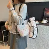 Bolso de Otoño Gran Capacidad Bolso de Axila para Mujer 2025 Nuevo Bolso Tote con Estampado de Oso de Dibujos Animados Bolso de Hombro de Moda