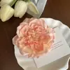 Foto de Atardecer en la Playa Accesorios para el Cabello Hermosa Horquilla de Flor Roja Pinza Lateral Pinza para el Flequillo Horquilla de Flor Tocado para Mujeres