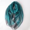 Primavera e Outono Novo Lenço De Seda Organza Cor Sólida Flash Lenço De Seda Organza Dupla Camada Amoreira Seda Misturada Xale Mulheres
