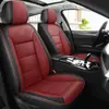 Almofadas de assento de carro personalizadas, adequadas para todas as estações, almofadas de assento de couro Nappa para cinco lugares, cobertura total, assentos dianteiros individuais ou duplos