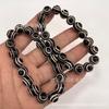 Pulsera de cuentas de ágata natural cielo cuentas redondas Ágata blanco y negro Pulsera Ojo de Cielo Hombres y mujeres pulsera hombres y mujeres