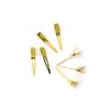 Pinza de Acero de un Solo Agujero Chapada en Oro Herramienta de Peinado Posicionador Pinza para el Cabello Accesorio para el Cabello para Mujeres con un Toque de Lujo Pinza Lateral para el Cabello