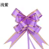Decoração de Carro de Casamento com Guirlanda de Caractere "Dupla Felicidade" com Borda Dourada, Suprimentos Vermelhos para Celebração de Casamento, Embalagem de Presente com Flor de Gravata Borboleta, Puxado à Mão Clássico