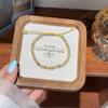 Moda Europea y Americana Simple y Exquisita Elegante Versátil Piedra Natural Plata 925 Pulsera de Cuentas Lujo Accesible Joyería de Alta Gama para Mujeres