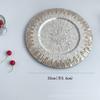 Americano ins estilo isolado placemat criativo shell tapete de mesa de alta qualidade luz de luxo redondo ocidental placemat bandeja para casa