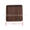 Posavasos Creativo de Madera Maciza Grabado de Logo Bandeja de Té Personalizada de Madera Soporte para Tazas Esterilla de Té Posavasos de Madera para Té Almohadilla Térmica Japonesa