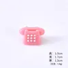 Muñeca de Casa en Miniatura Rosa de Alta Venta Muebles de Escritorio Adornos Dormitorio Sala de Estar Sofá Adornos de Resina DIY