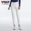 Calças de golfe PGM para mulheres, calças de tecido esportivo, são bem largas e estilosas, com logo colorido, calças com fenda