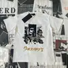 25Fw Erd Melancólico Rico Segunda Generación Nicho Marca de Moda Verano Americano Algodón Puro Holgado Camiseta de Manga Corta para Hombre Pareja