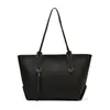 Yuezi 2026 Verano Nuevo Estilo Bolso Tote Color Sólido Retro Casual de un Solo Hombro Simple Versátil Gran Capacidad Bolso de Viaje para Mujer