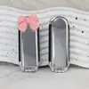 Peine con espejo plegable transfronterizo, peine de plástico para viaje, peine de cojín de aire portátil, espejo de maquillaje compacto, peine con espejo de doble propósito